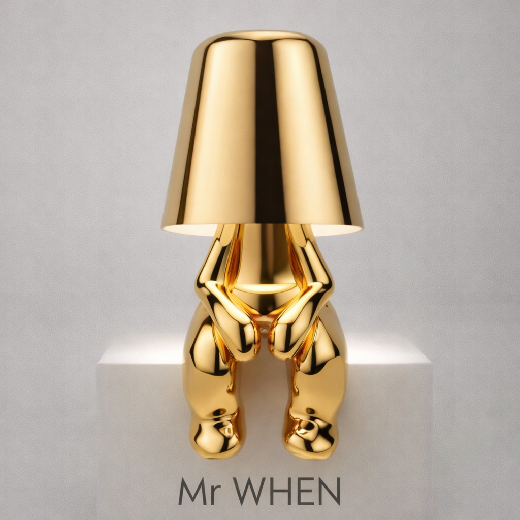 ✨Mr. Series Golden Thinker Lamp