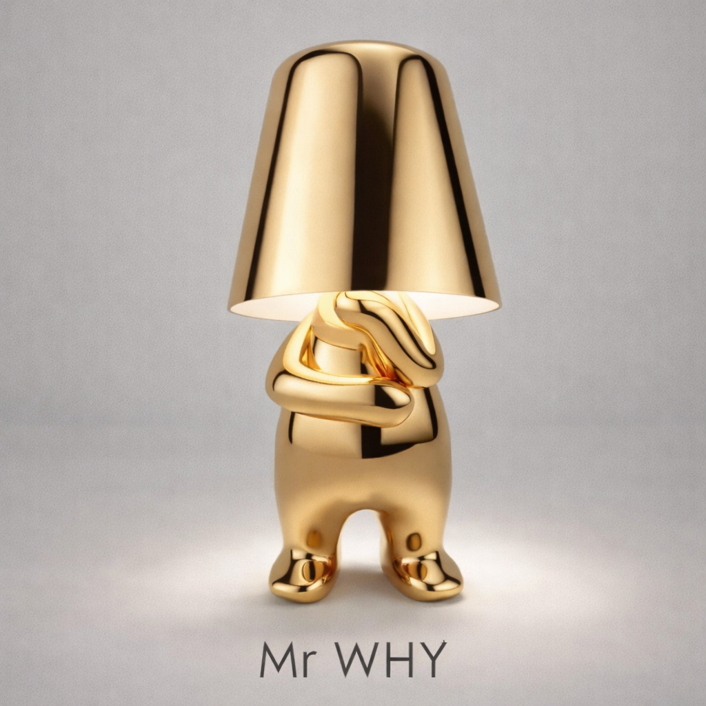 ✨Mr. Series Golden Thinker Lamp
