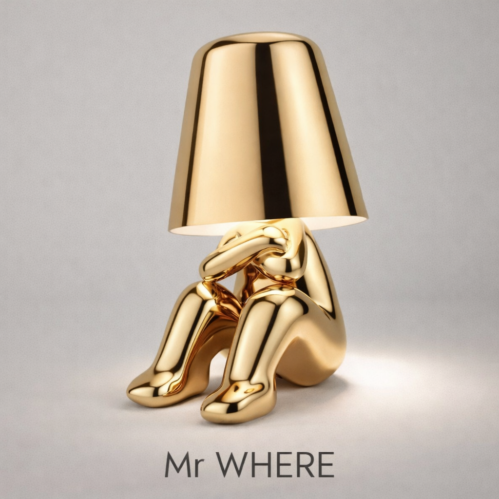 ✨Mr. Series Golden Thinker Lamp