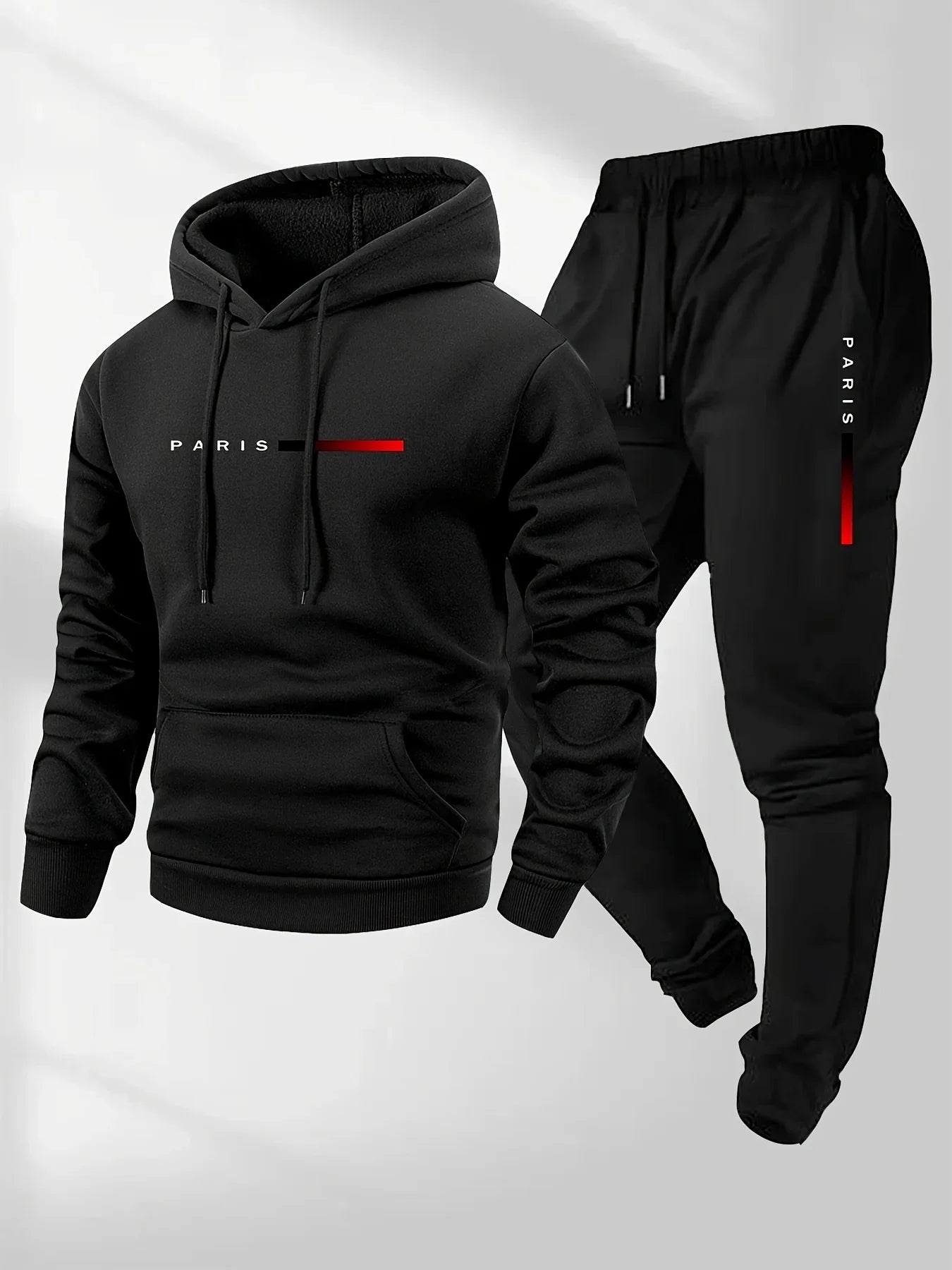Men's Two-Piece Set Hooded