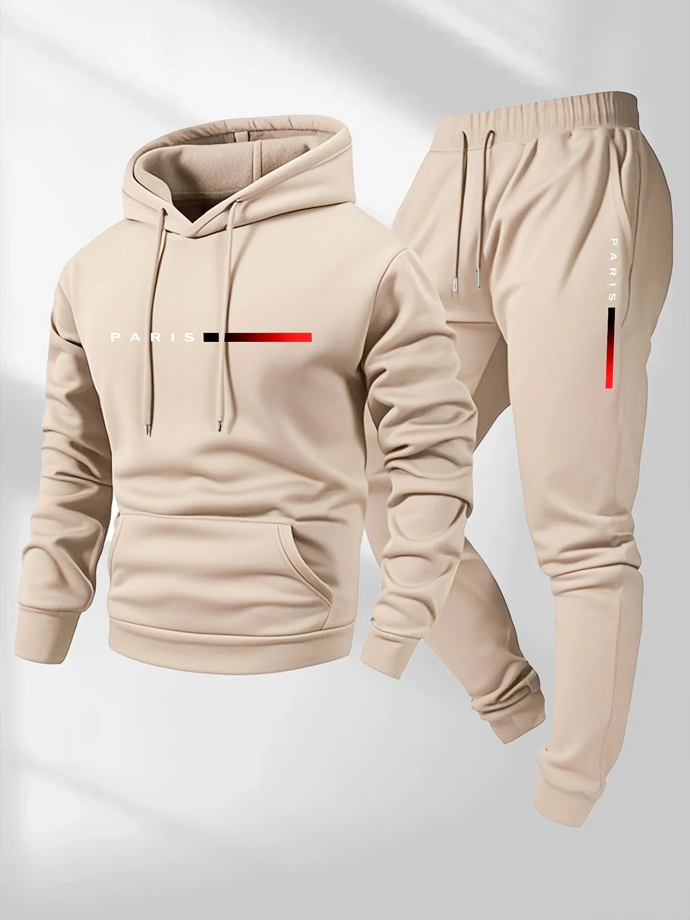 Men's Two-Piece Set Hooded
