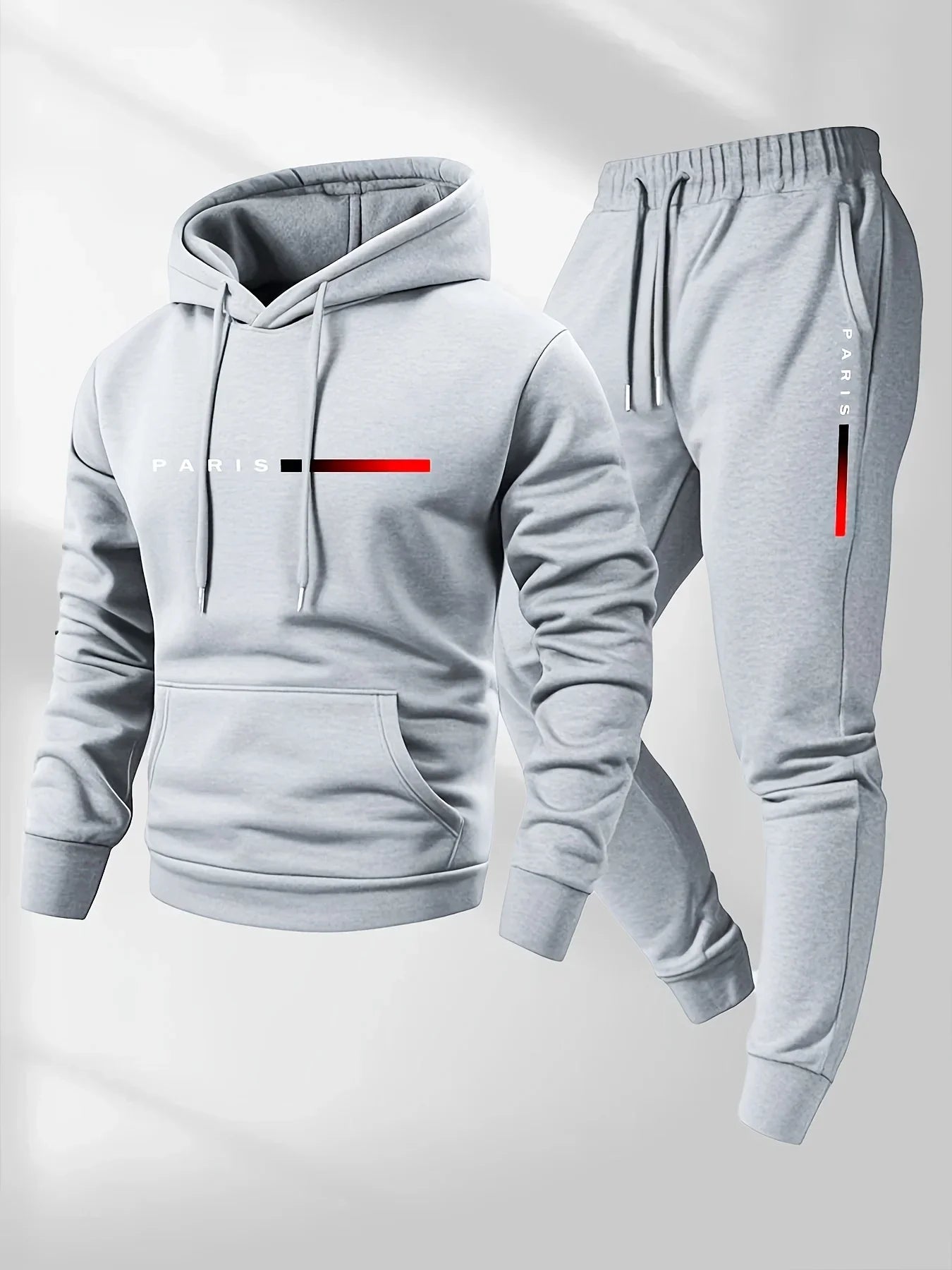 Men's Two-Piece Set Hooded