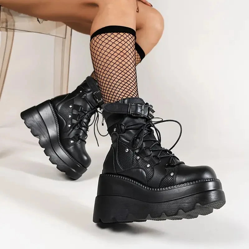 Dark Vibes Platform Boots