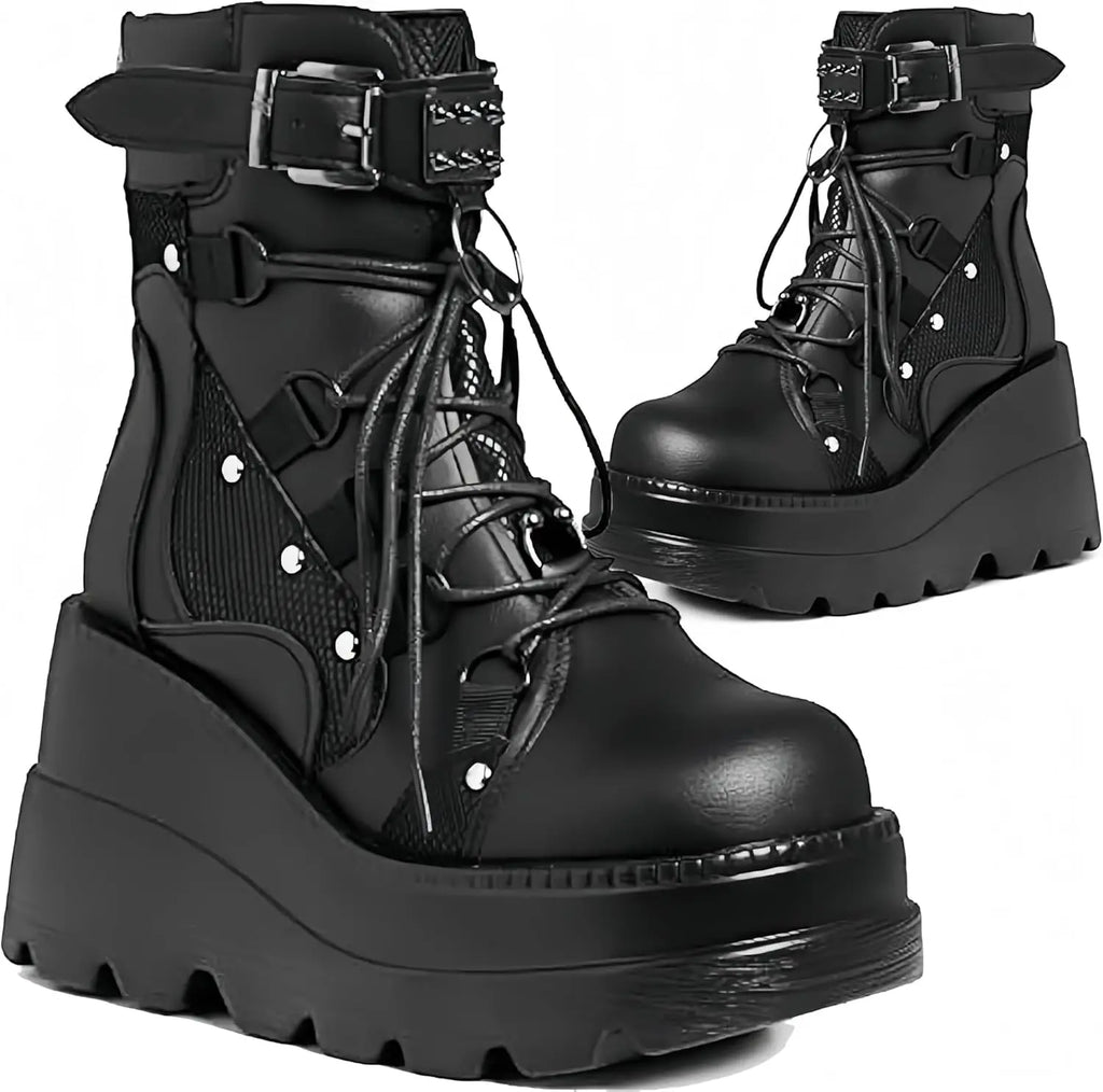 Dark Vibes Platform Boots