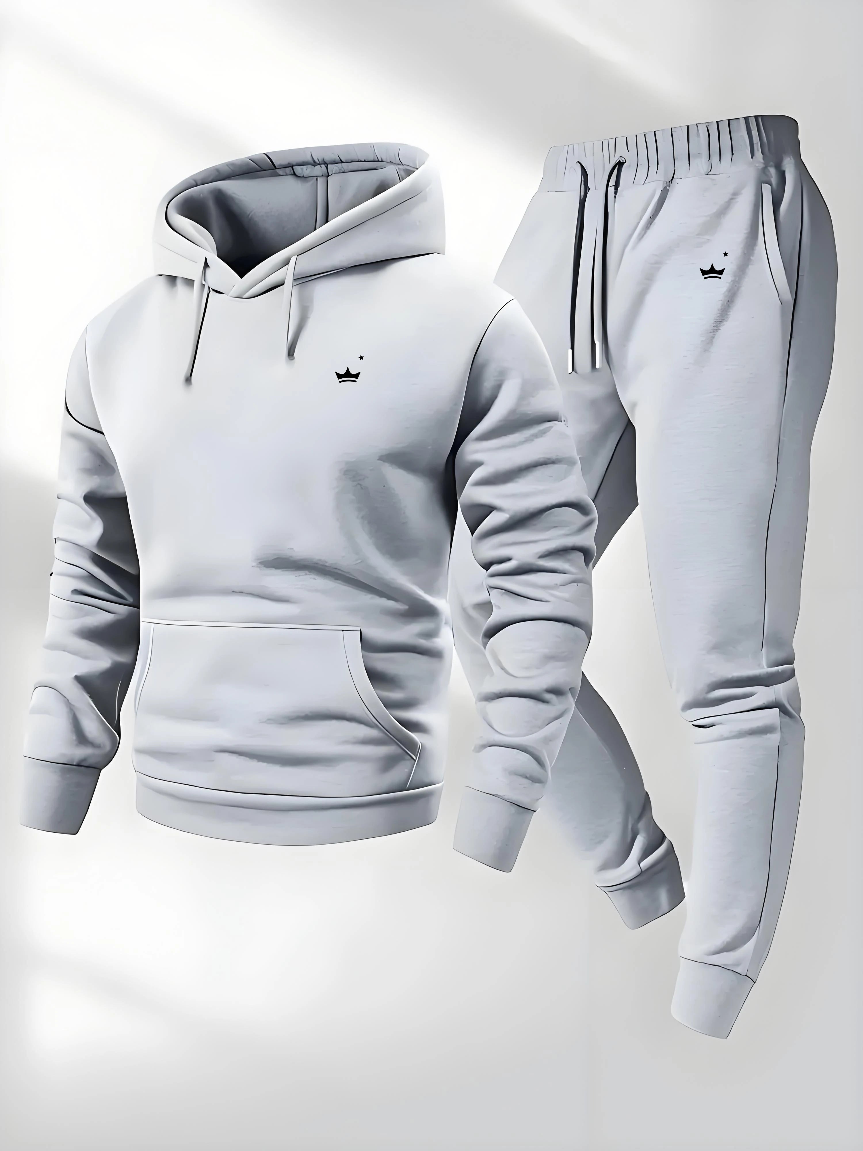 The Crown Two-Piece Set Hooded