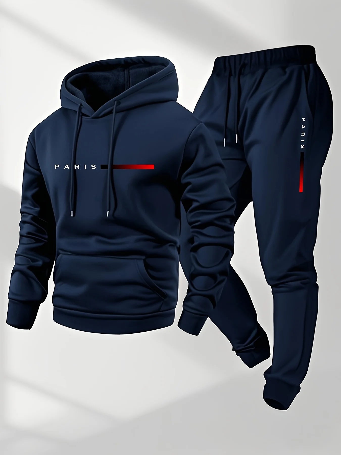 Men's Two-Piece Set Hooded
