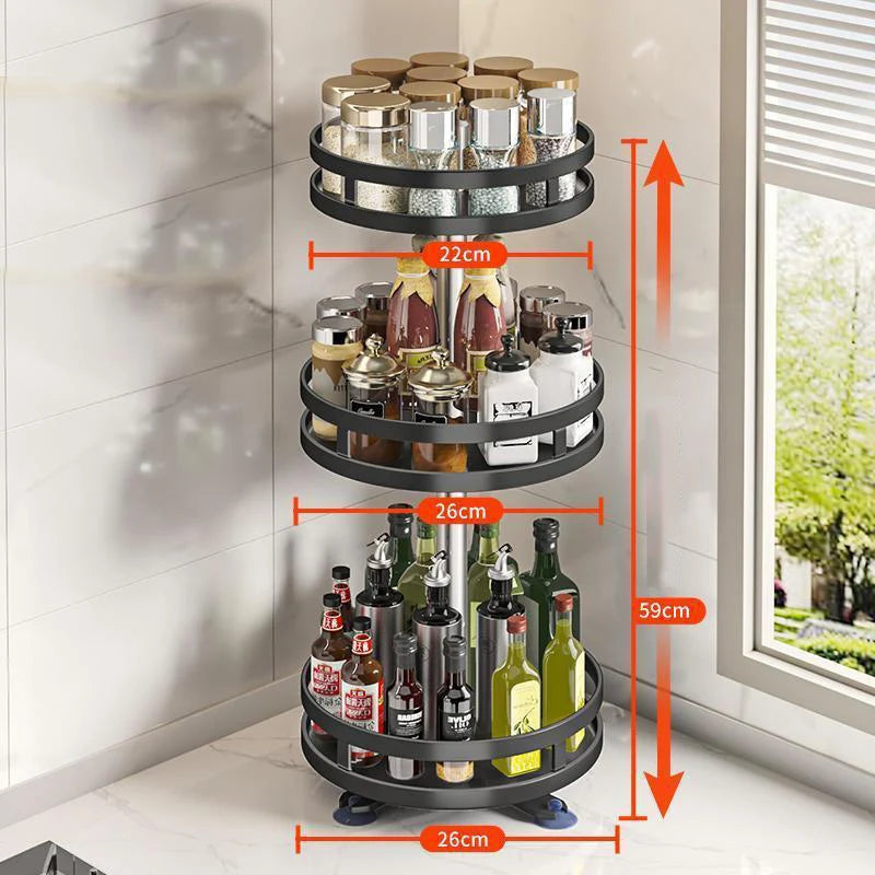 360° Rotating Organizer Tower