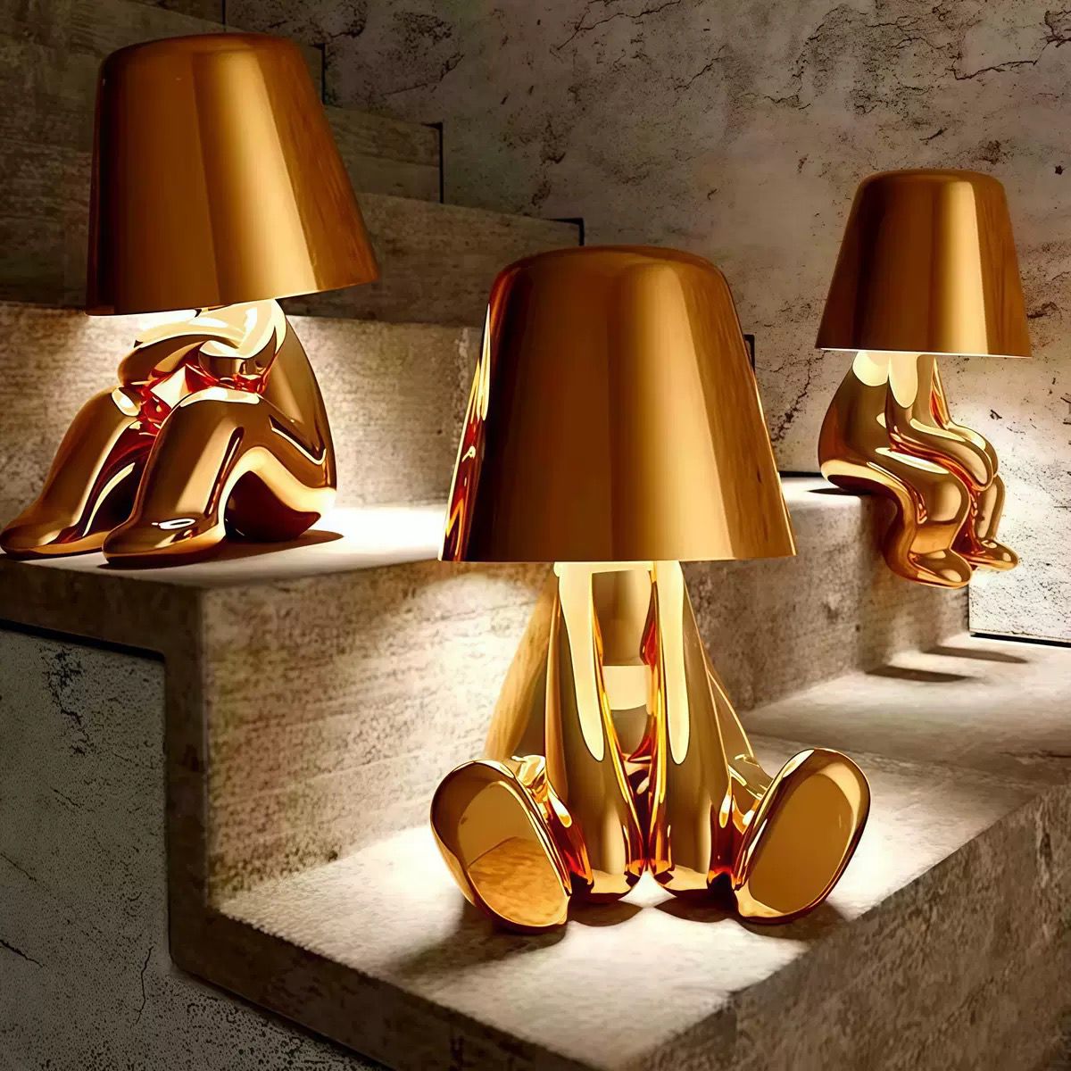 ✨Mr. Series Golden Thinker Lamp
